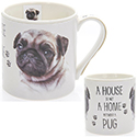 House and Home Pug Mug